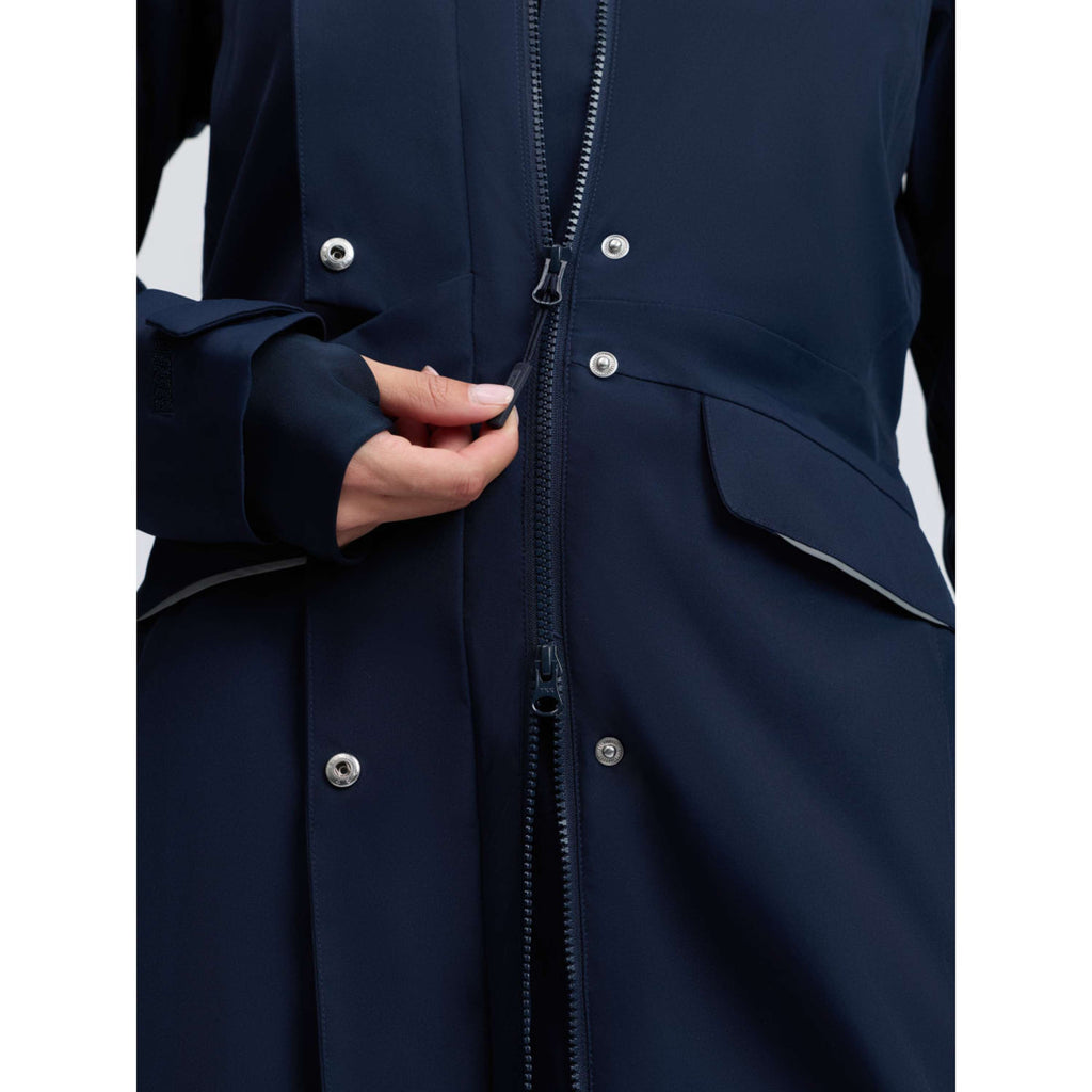 LeMieux Lange Jacke Stormwear Performance Riding Navy