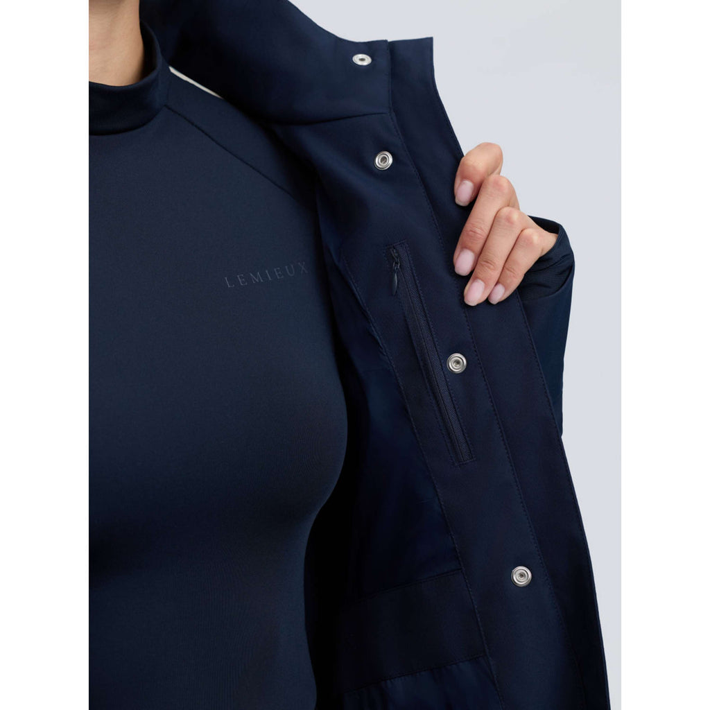 LeMieux Lange Jacke Stormwear Performance Riding Navy