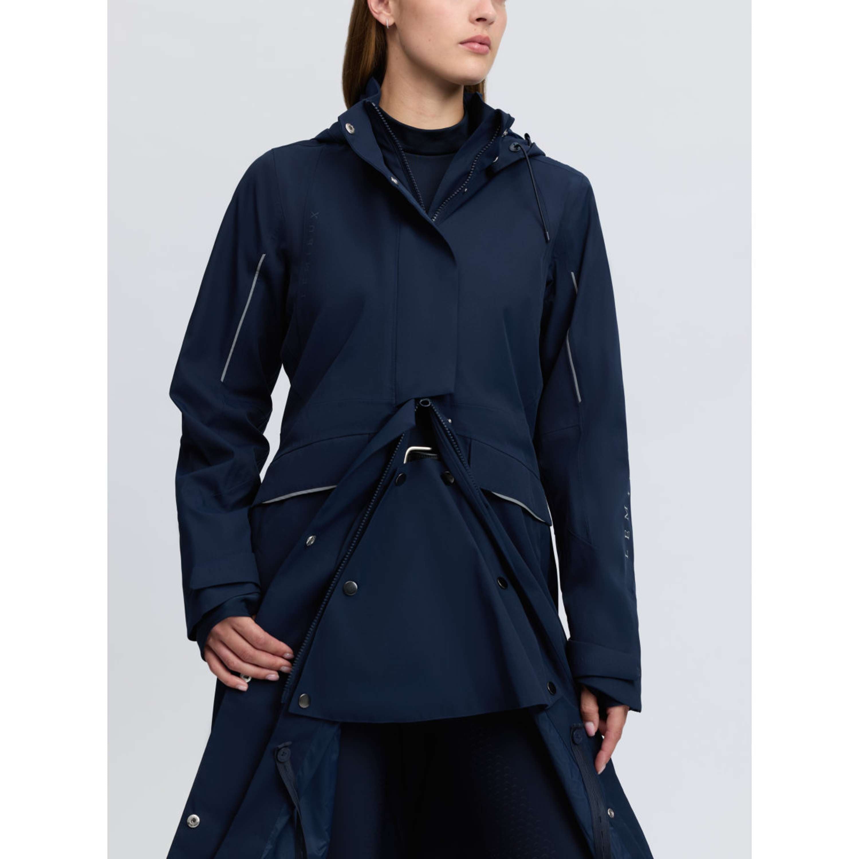 LeMieux Lange Jacke Stormwear Performance Riding Navy