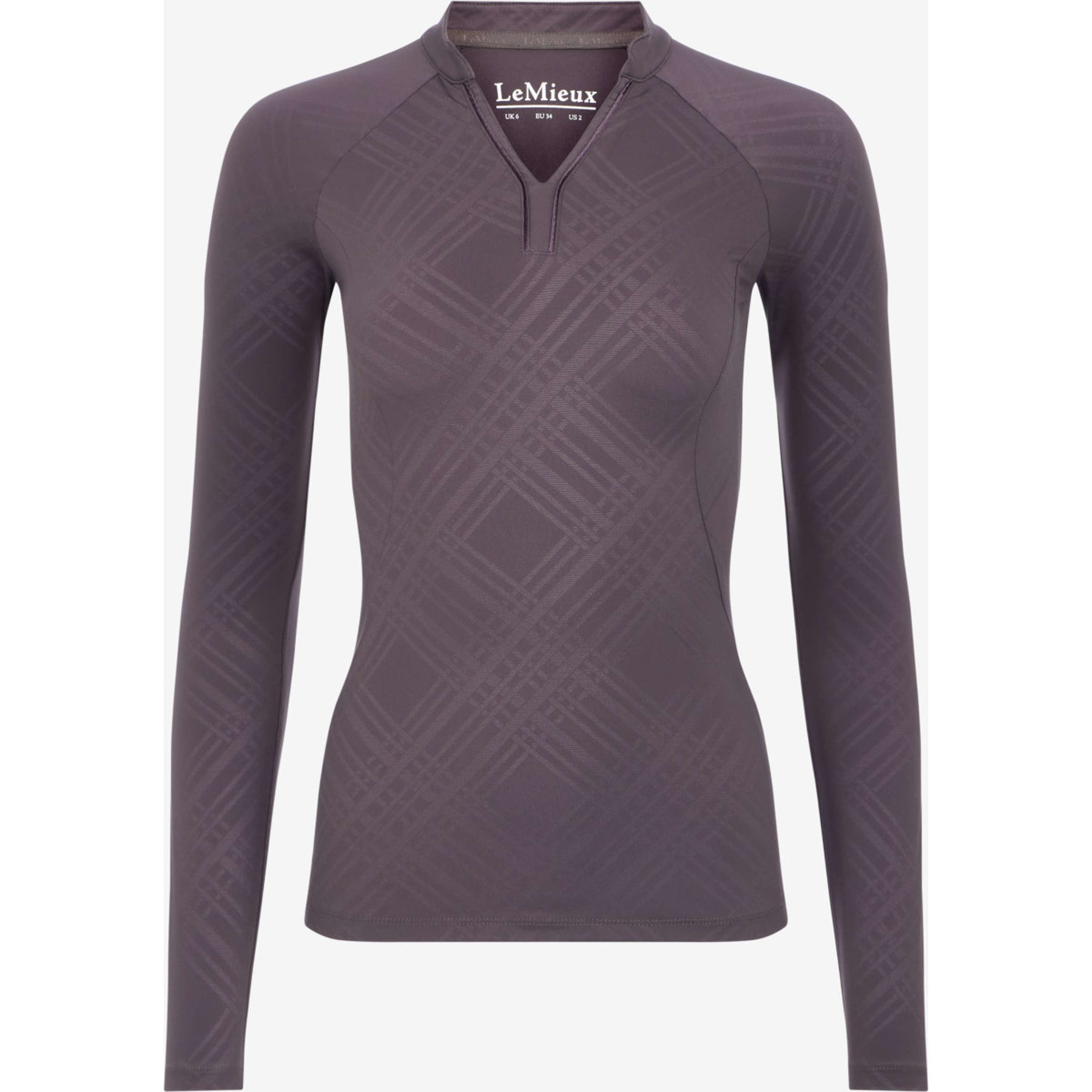 LeMieux Baselayer Heritage Check Lange Ärmel Cocoa
