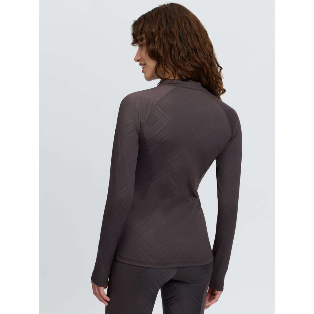 LeMieux Baselayer Heritage Check Lange Ärmel Cocoa