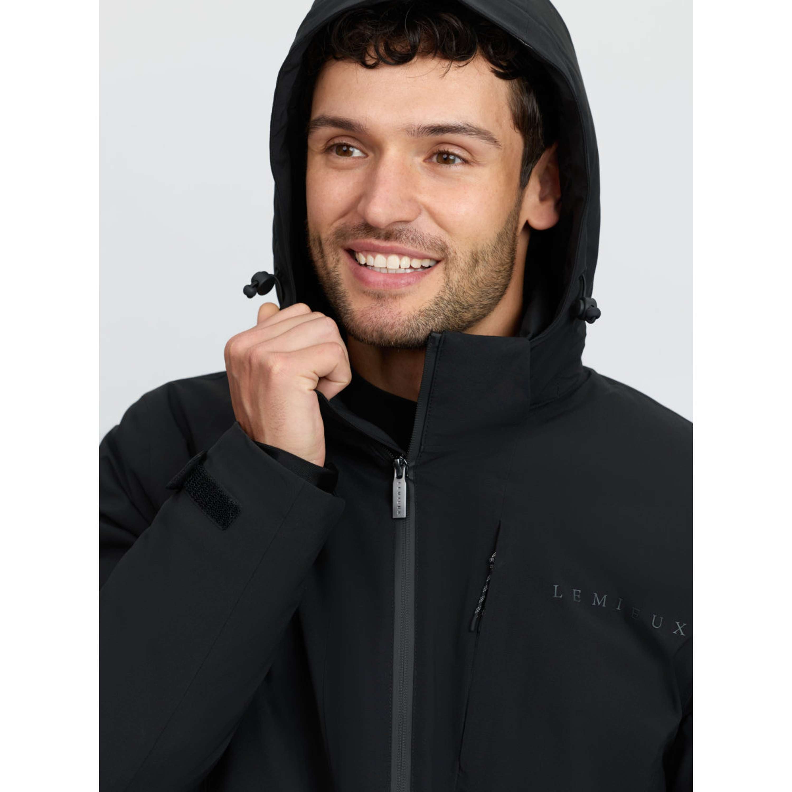 LeMieux Lange Jacke Waterproof Training Herren Schwarz