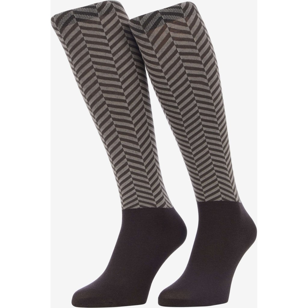 LeMieux Reitsocken Heritage Footsie Cocoa