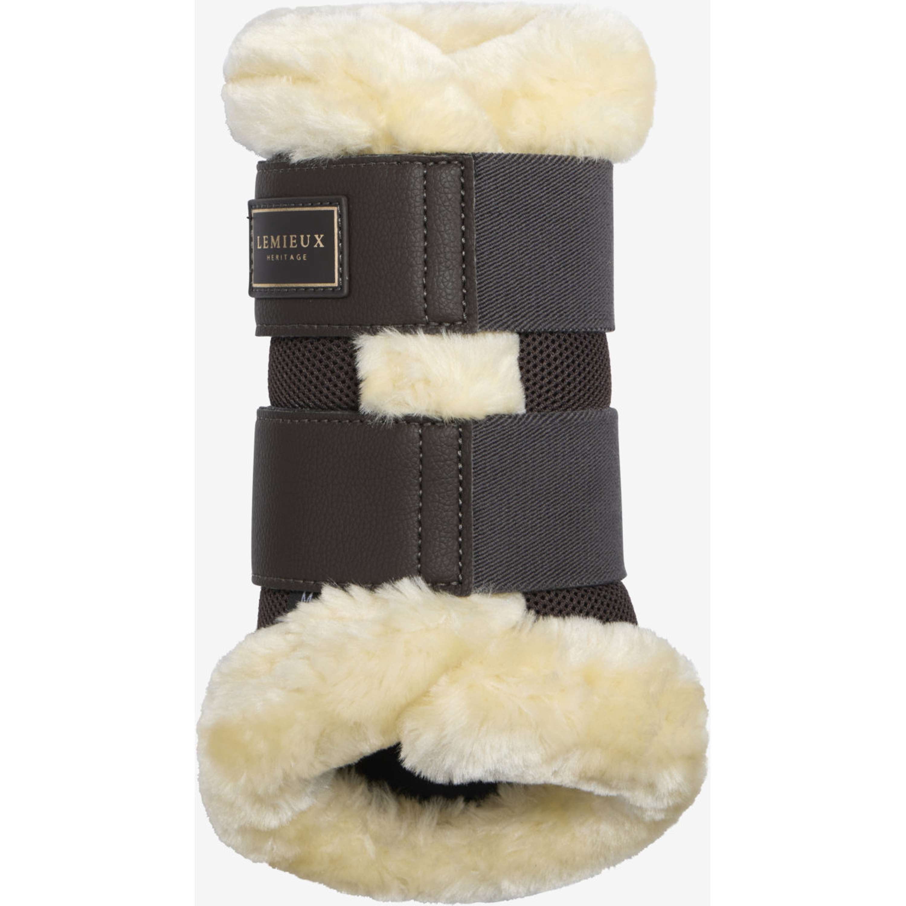 LeMieux Gamaschen Heritage Fleece Edged Cocoa