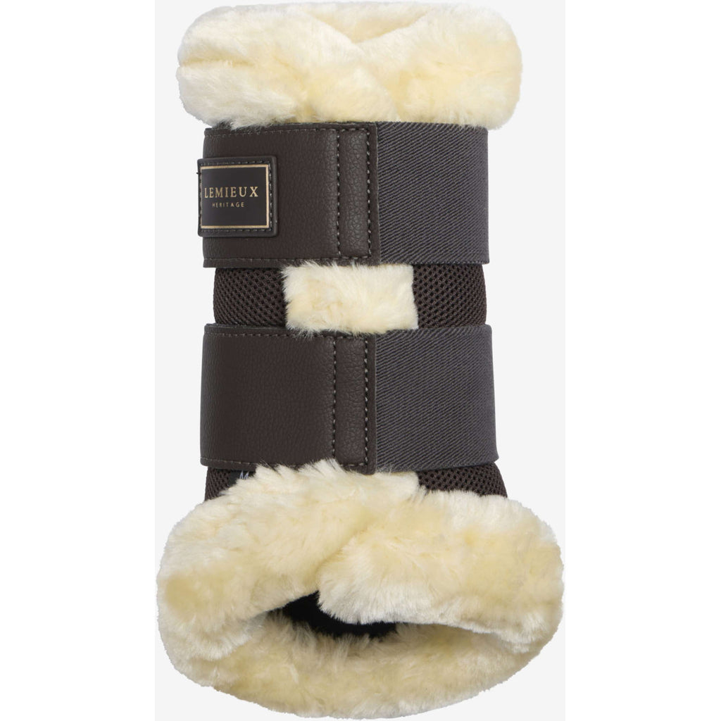 LeMieux Gamaschen Heritage Fleece Edged Cocoa