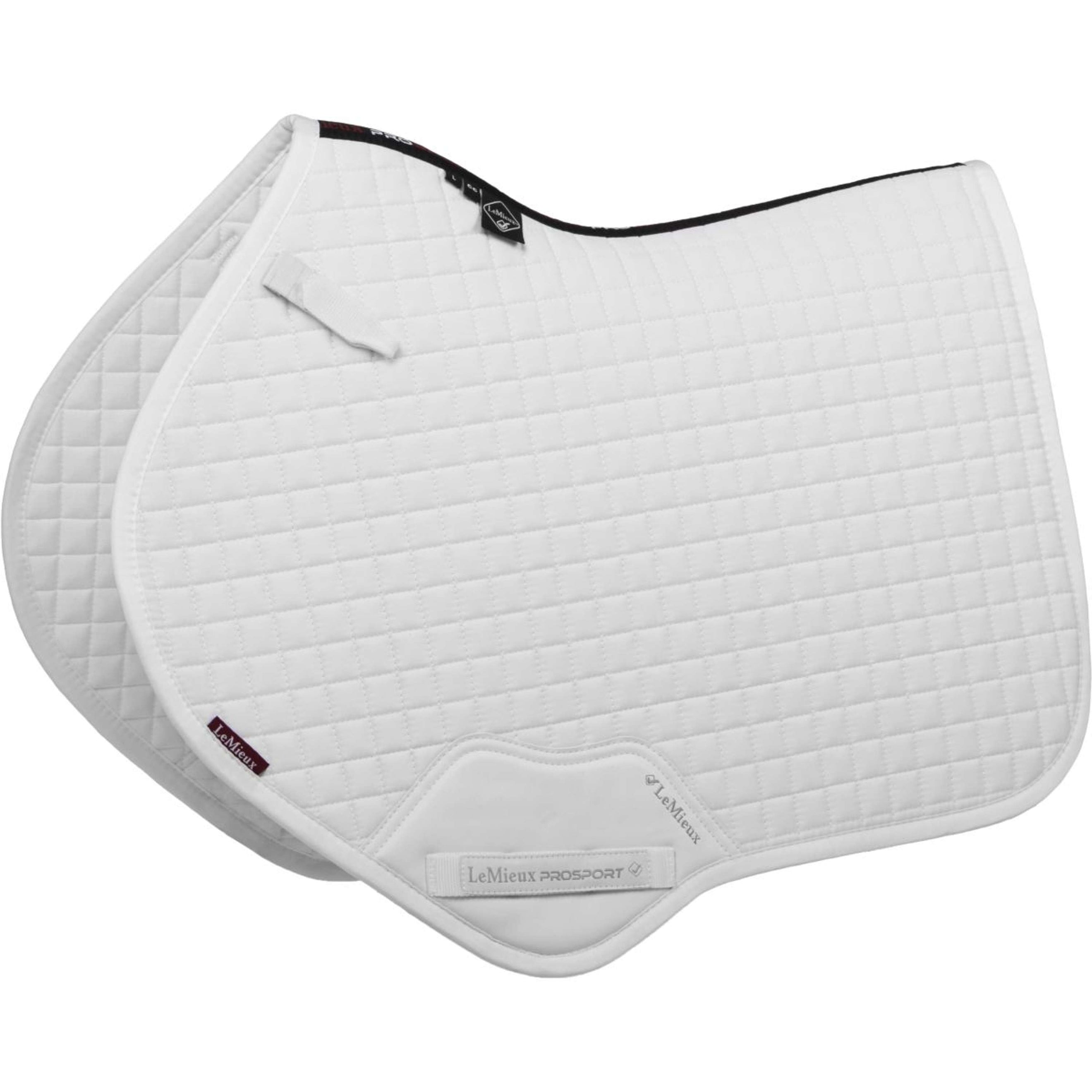 LeMieux Schabracke Cotton Square Close Contact Weiß LeMieux Schabracke Cotton Square Close Contact Weiß