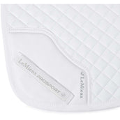 LeMieux Schabracke Cotton Half Square Close Contact Weiß