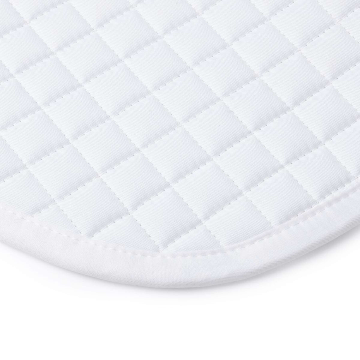 LeMieux Schabracke Cotton Half Square Close Contact Weiß