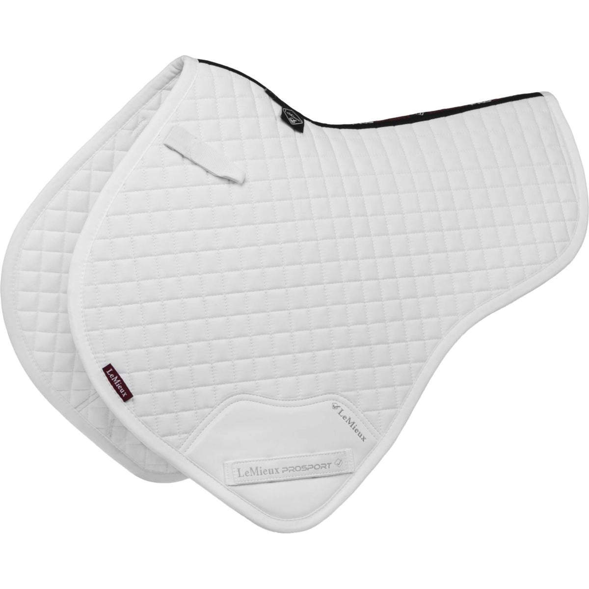 LeMieux Schabracke Cotton Half Square Close Contact Weiß