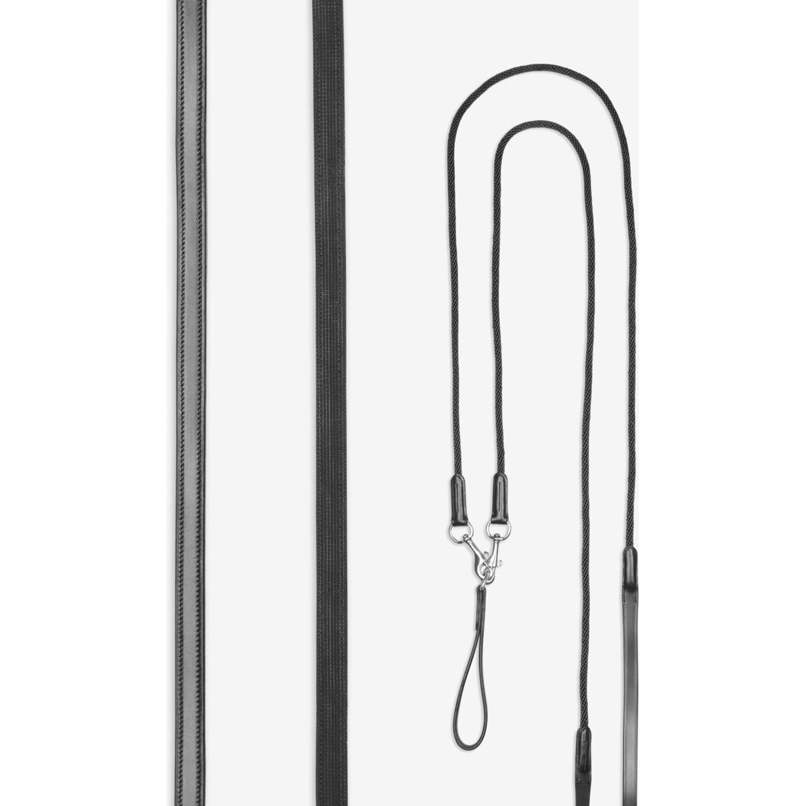 LeMieux Hilfzügel Leather Schwarz