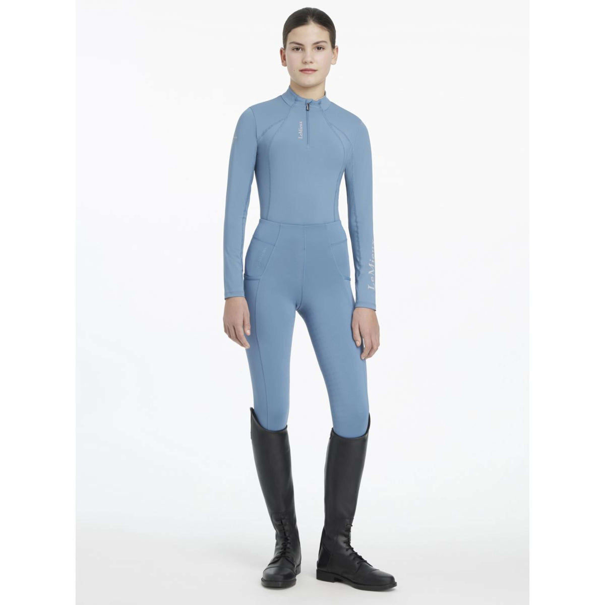 LeMieux Baselayer Young Rider Classique Ice Blue