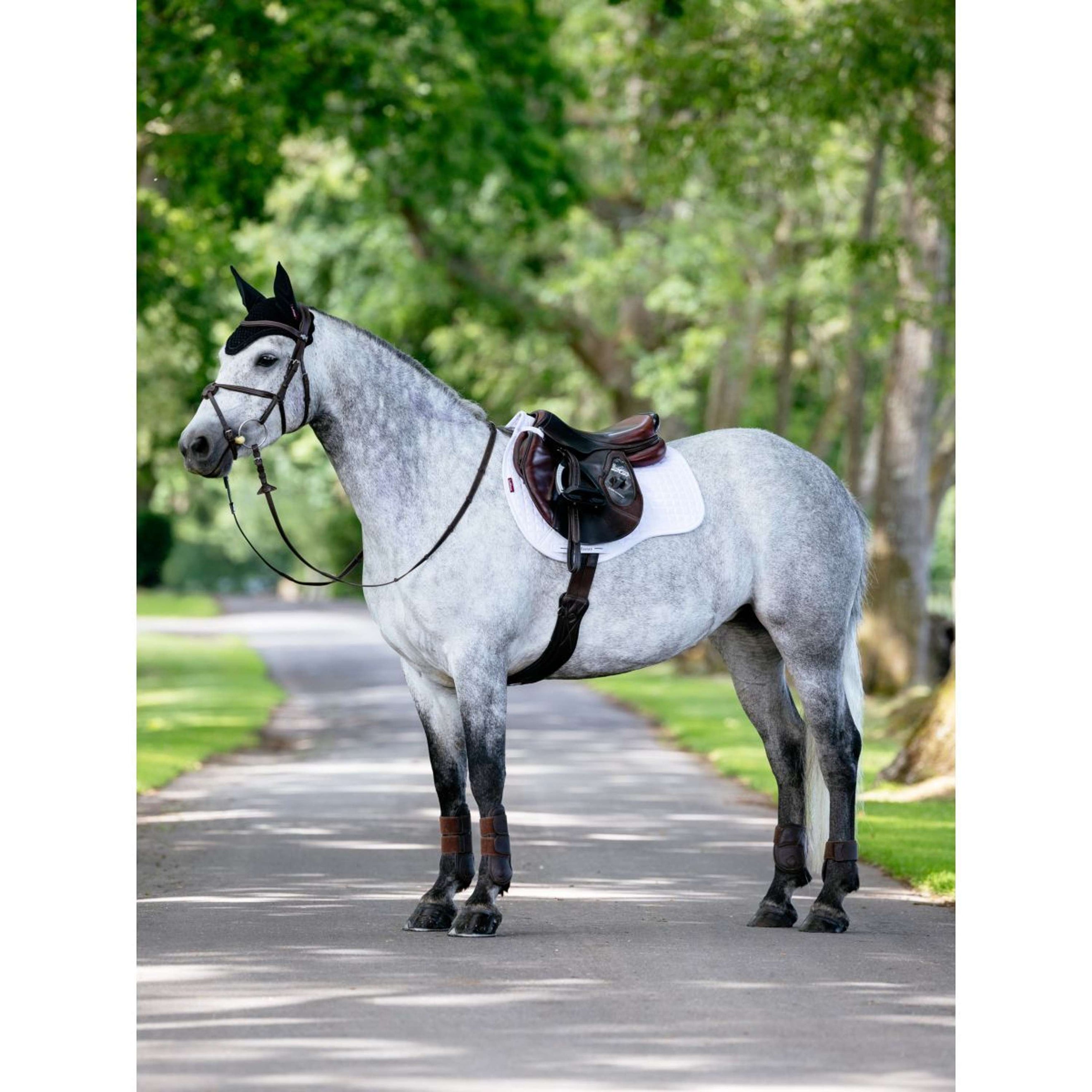 LeMieux Schabracke Suede Square Vielseitigkeit Weiß LeMieux Schabracke Suede Square Vielseitigkeit Weiß