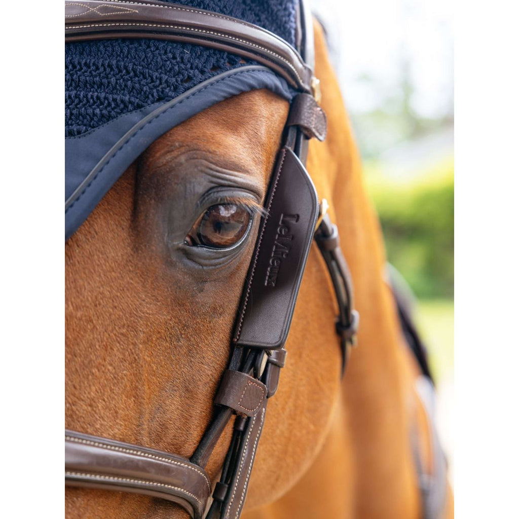 LeMieux Blinker Leather Havanna