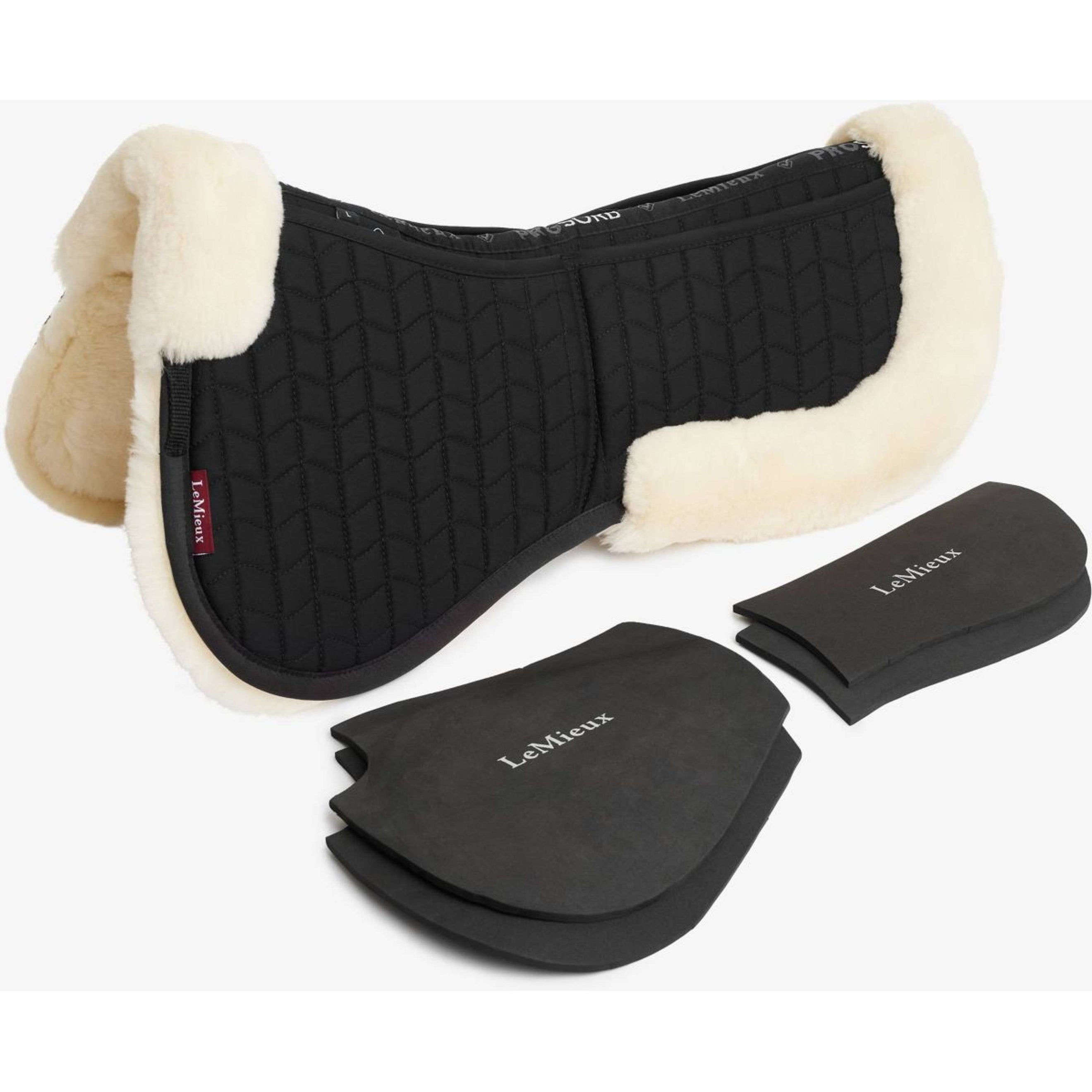 LeMieux Sattelunterleger ProLambs Pro-Sorb Schwarz/Naturell LeMieux Sattelunterleger ProLambs Pro-Sorb Schwarz/Naturell