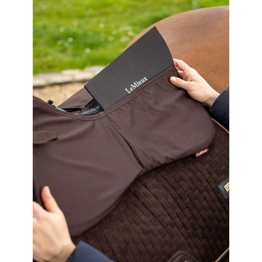 LeMieux Sattelunterleger Pro-Sorb Plain Braun