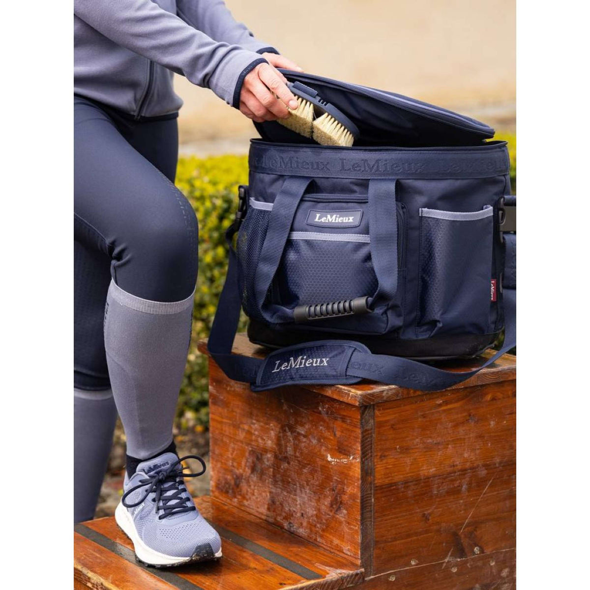 LeMieux Putztasche Navy