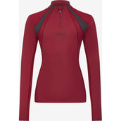 LeMieux Base Layer Young Rider Mia Mesh Ember