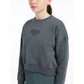 LeMieux Pullover Young Rider Clea Crew Petrol