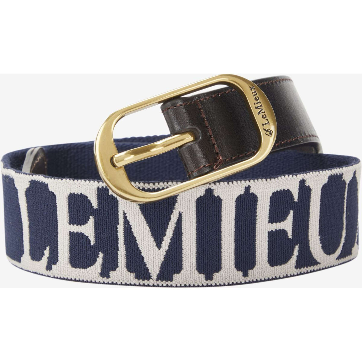 LeMieux Gürtel Eddie Elasticated Navy/Stone