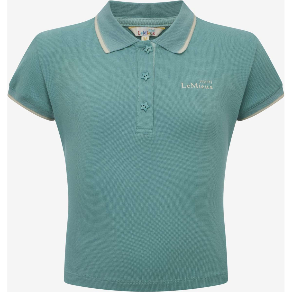 LeMieux Poloshirt SS25 Mini Kinder Lagoon