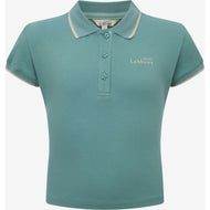 LeMieux Poloshirt SS25 Mini Kinder Lagoon