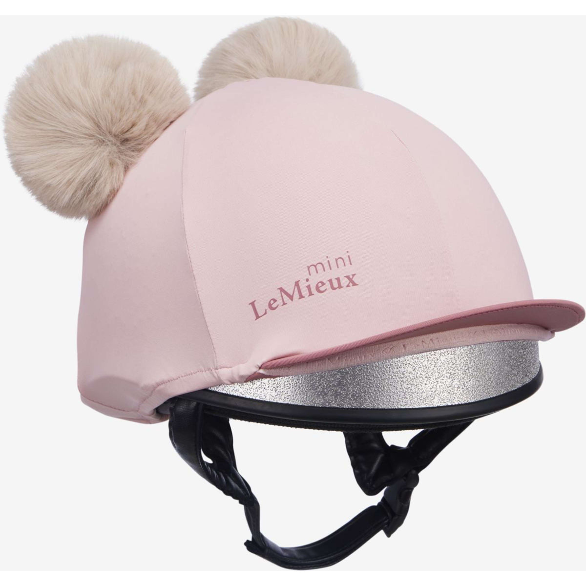 LeMieux Hat Silk Double Pom Kinder Blossom