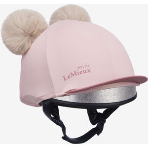 LeMieux Hat Silk Double Pom Kinder Blossom