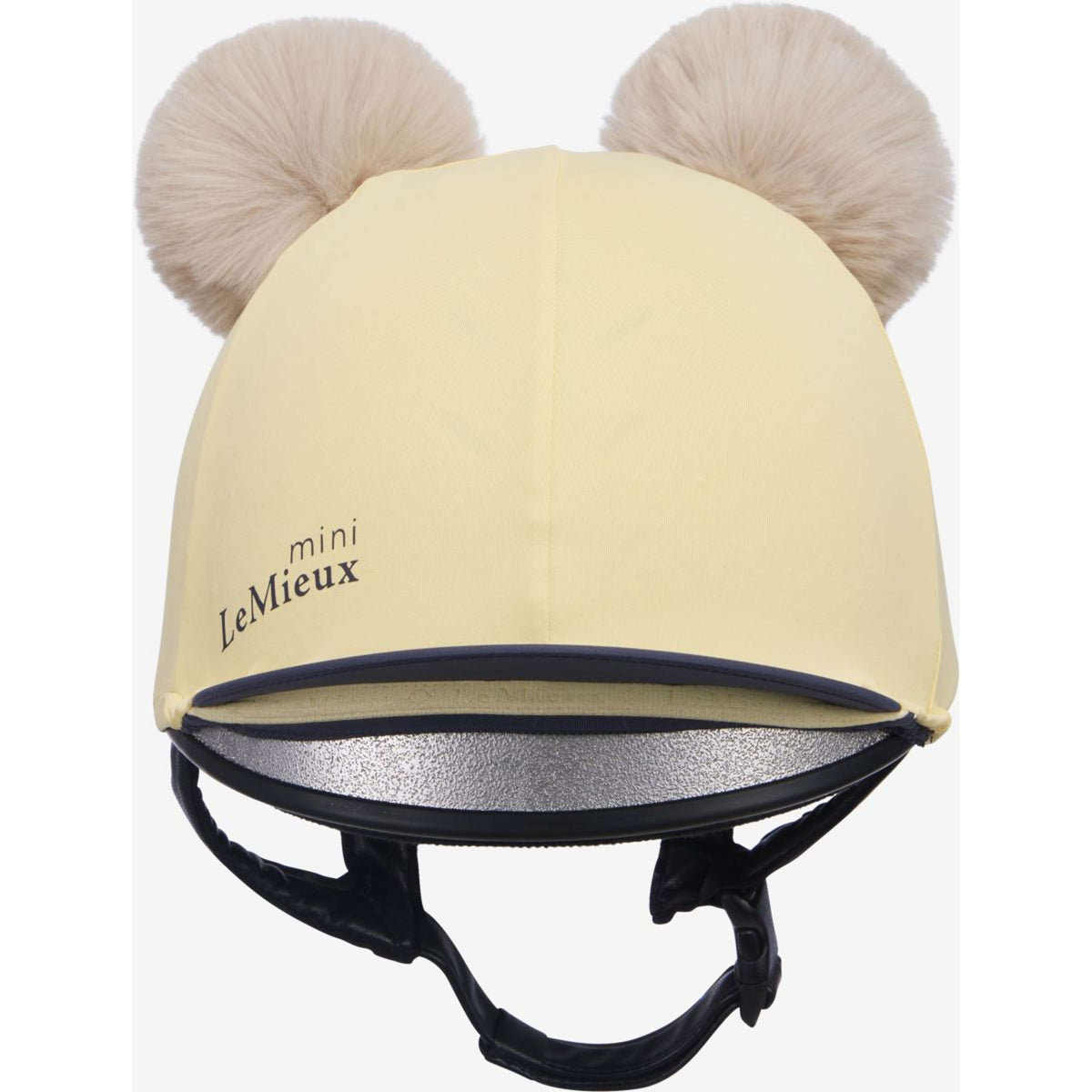 LeMieux Hat Silk Double Pom Kinder Mimosa