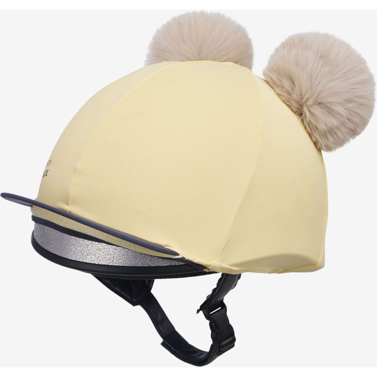 LeMieux Hat Silk Double Pom Kinder Mimosa