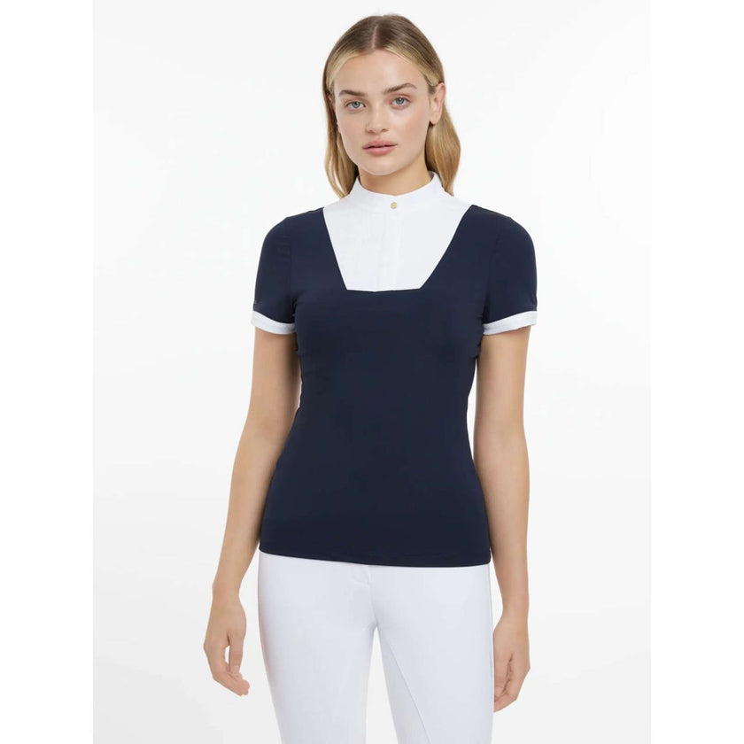 LeMieux Turniershirt Sophia Kurze Ärmel Navy LeMieux Turniershirt Sophia Kurze Ärmel Navy