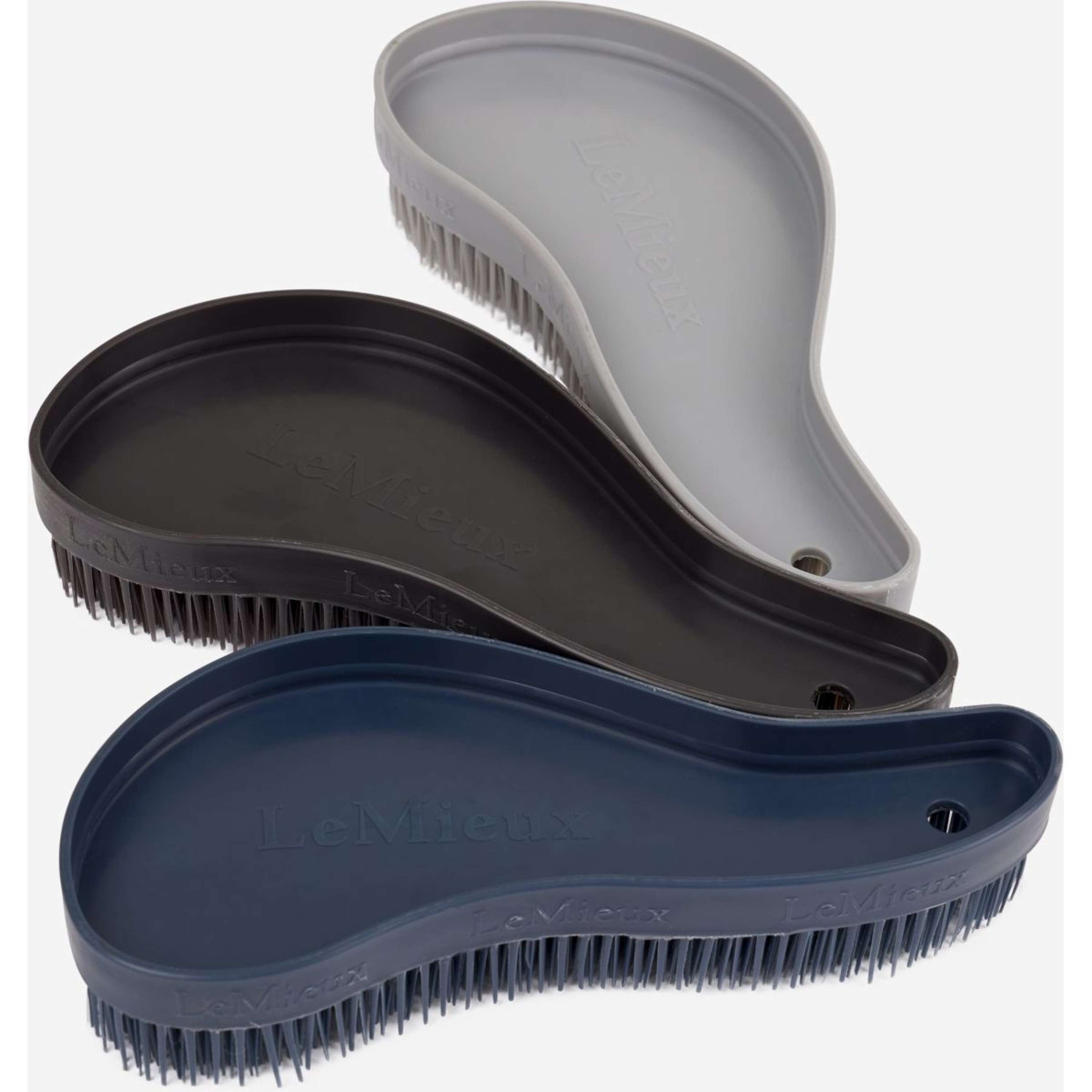 LeMieux Bürstenset Wizard Brush Navy/Schwarz/Grau