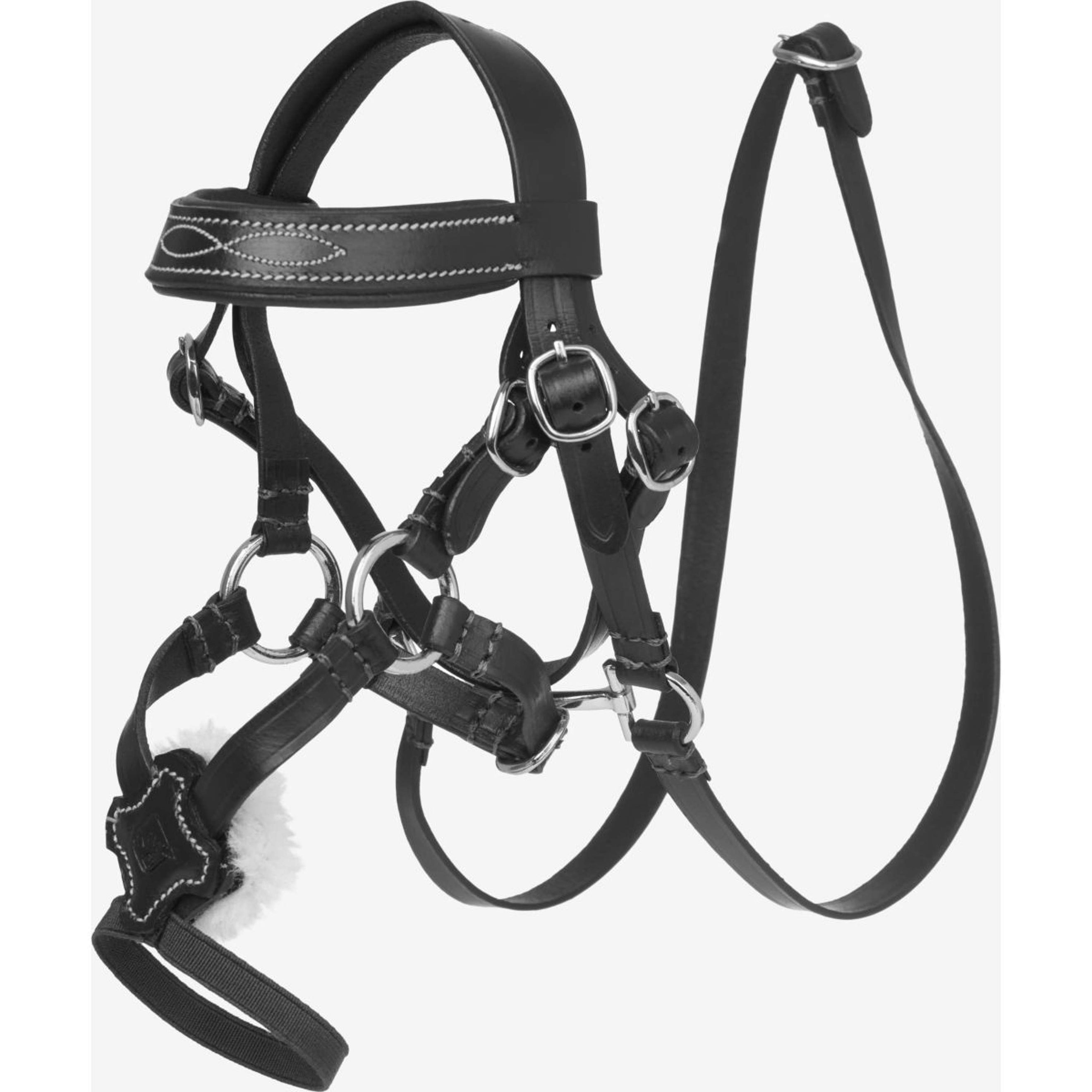 LeMieux Toy Pony Mexican Zaum Schwarz