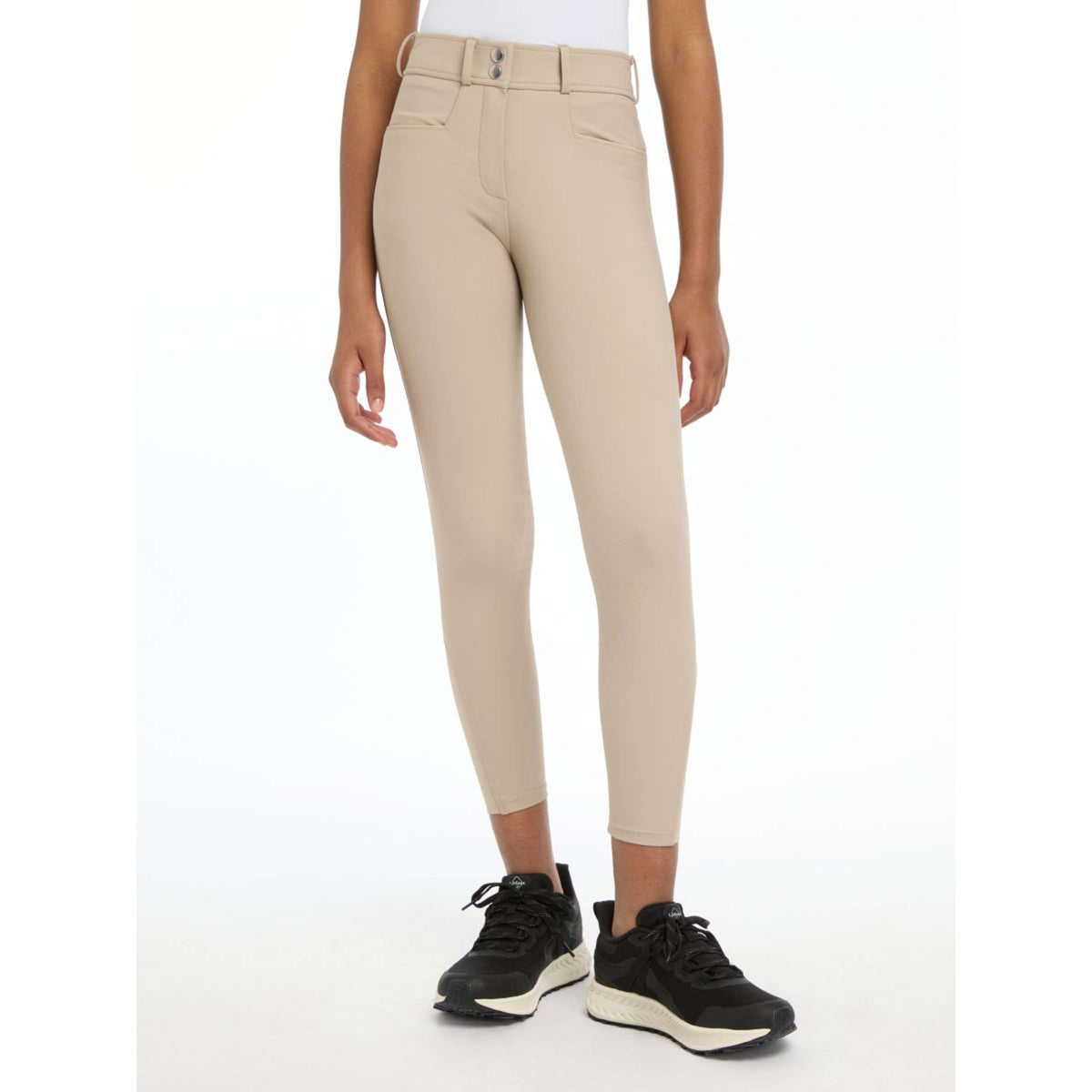 LeMieux Reithose Izzy Kids Full Grip Almond