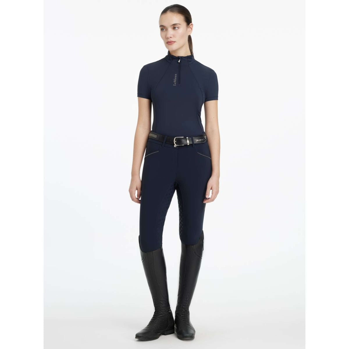 LeMieux Baselayer Classique Kurze Ärmel Navy