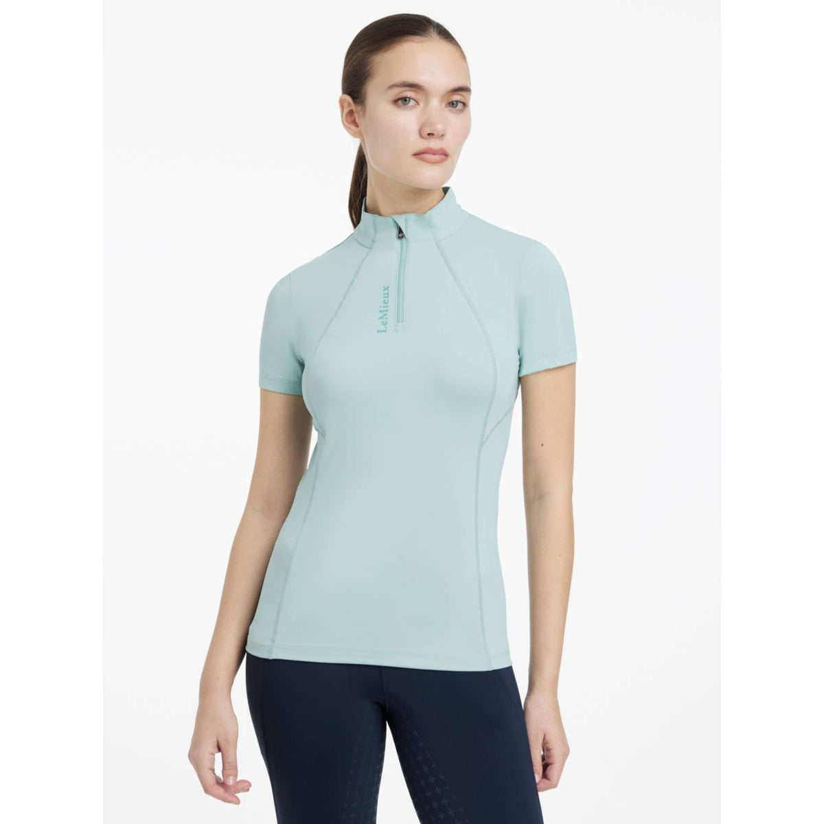 LeMieux Baselayer Classique Kurze Ärmel Aqua