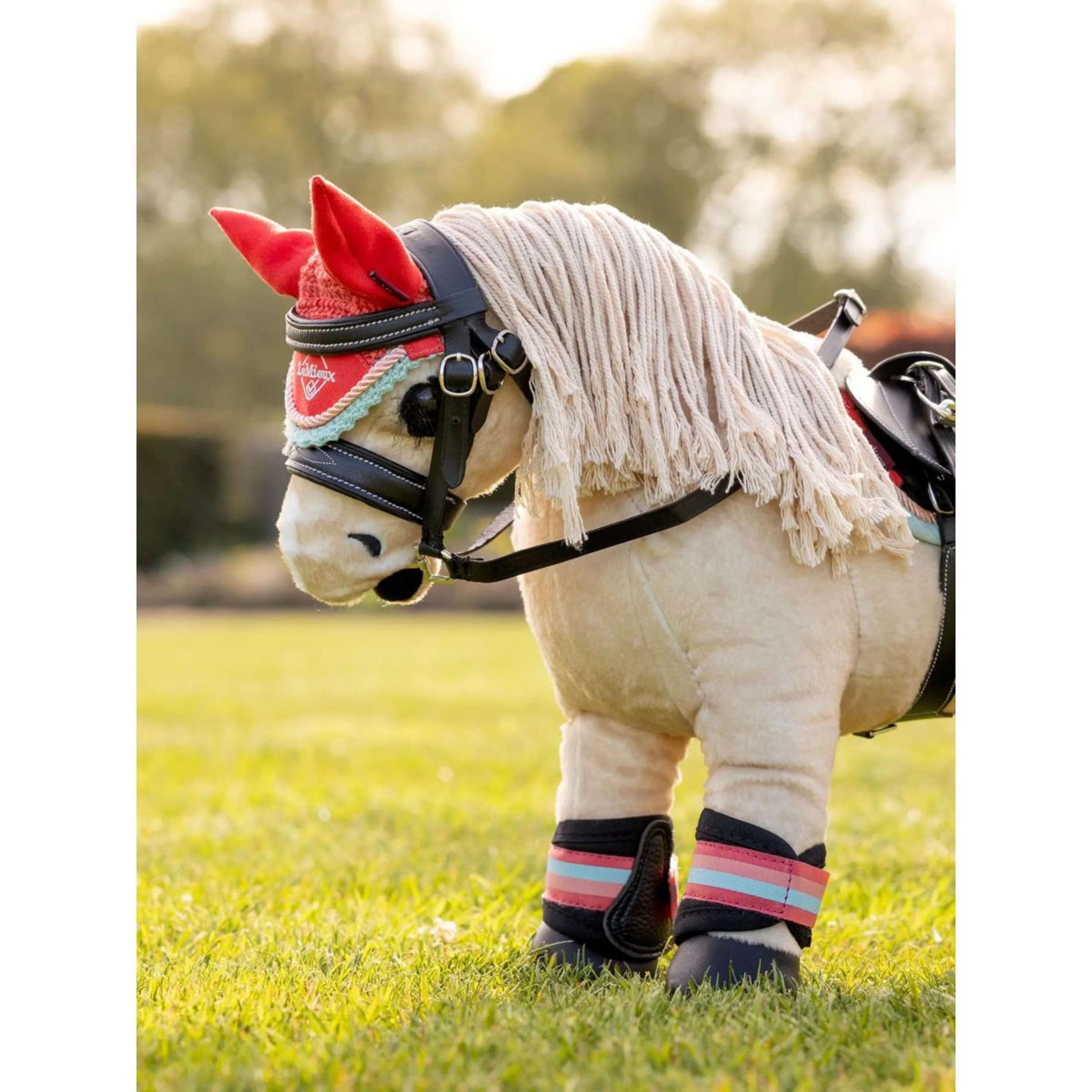 LeMieux Toy Pony Fliegenhaube Coral Crush LeMieux Toy Pony Fliegenhaube Coral Crush