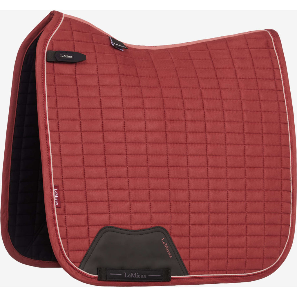 LeMieux Schabracke Suede Square Dressur Russet