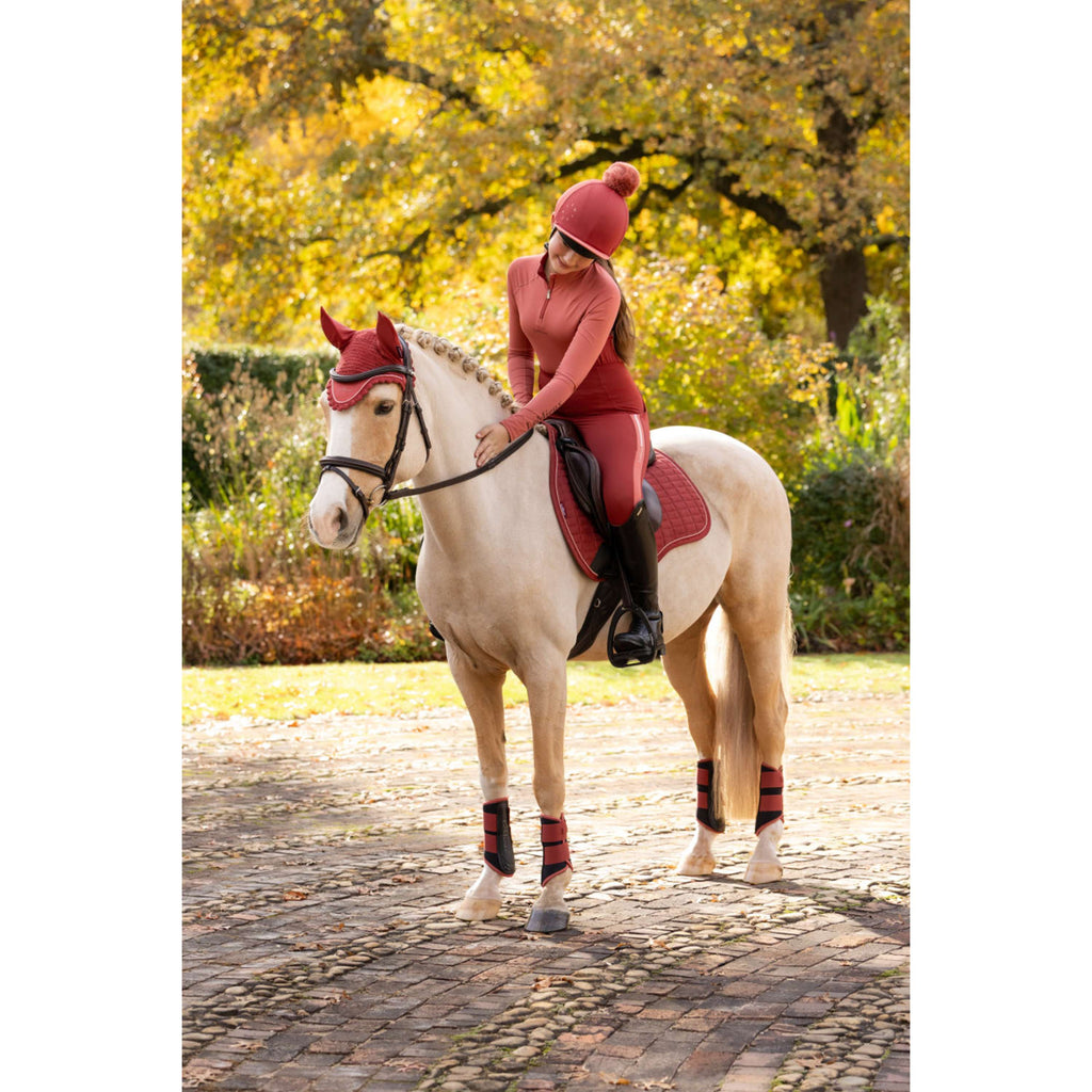 LeMieux Schabracke Suede Square Vielseitigkeit Russet