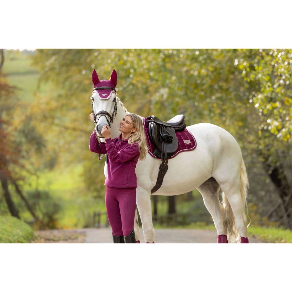 LeMieux Schabracke Loire Classic Square Vielseitigkeit Blackberry