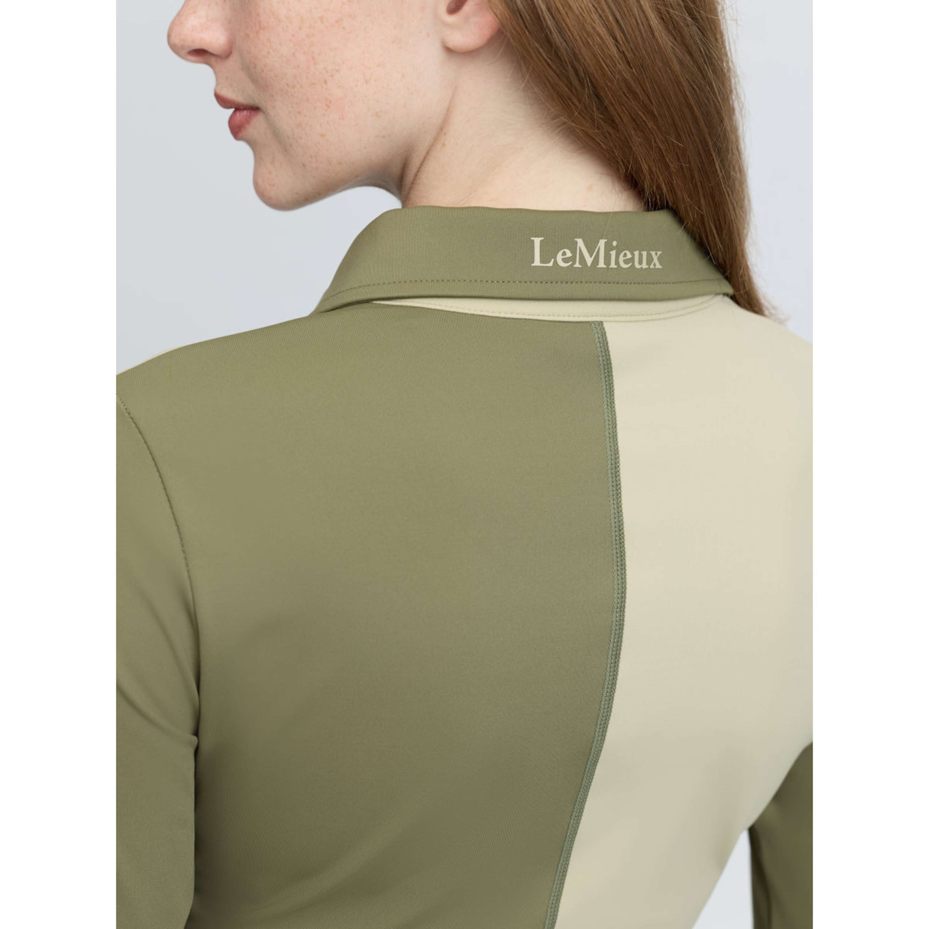 LeMieux Baselayer Harlequin Rugby Willow/Pear