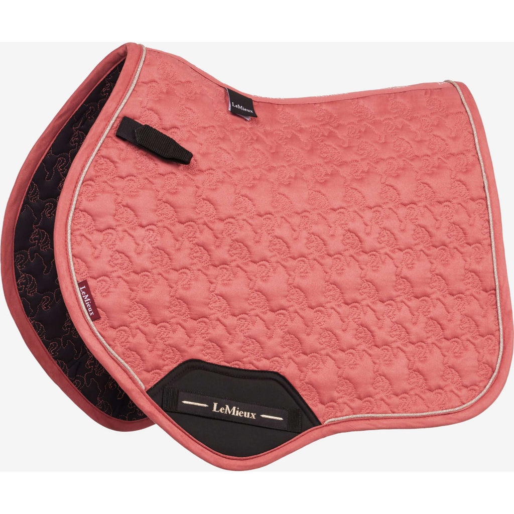 LeMieux Schabracke Suede Square Springen Spiced Earth