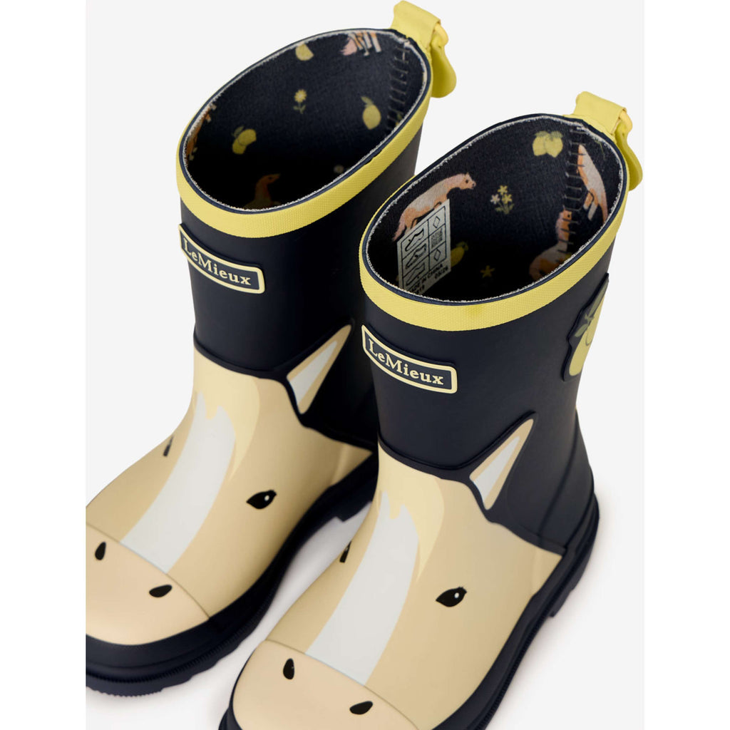 LeMieux Regenstiefel Splash Welly Kids Lemon