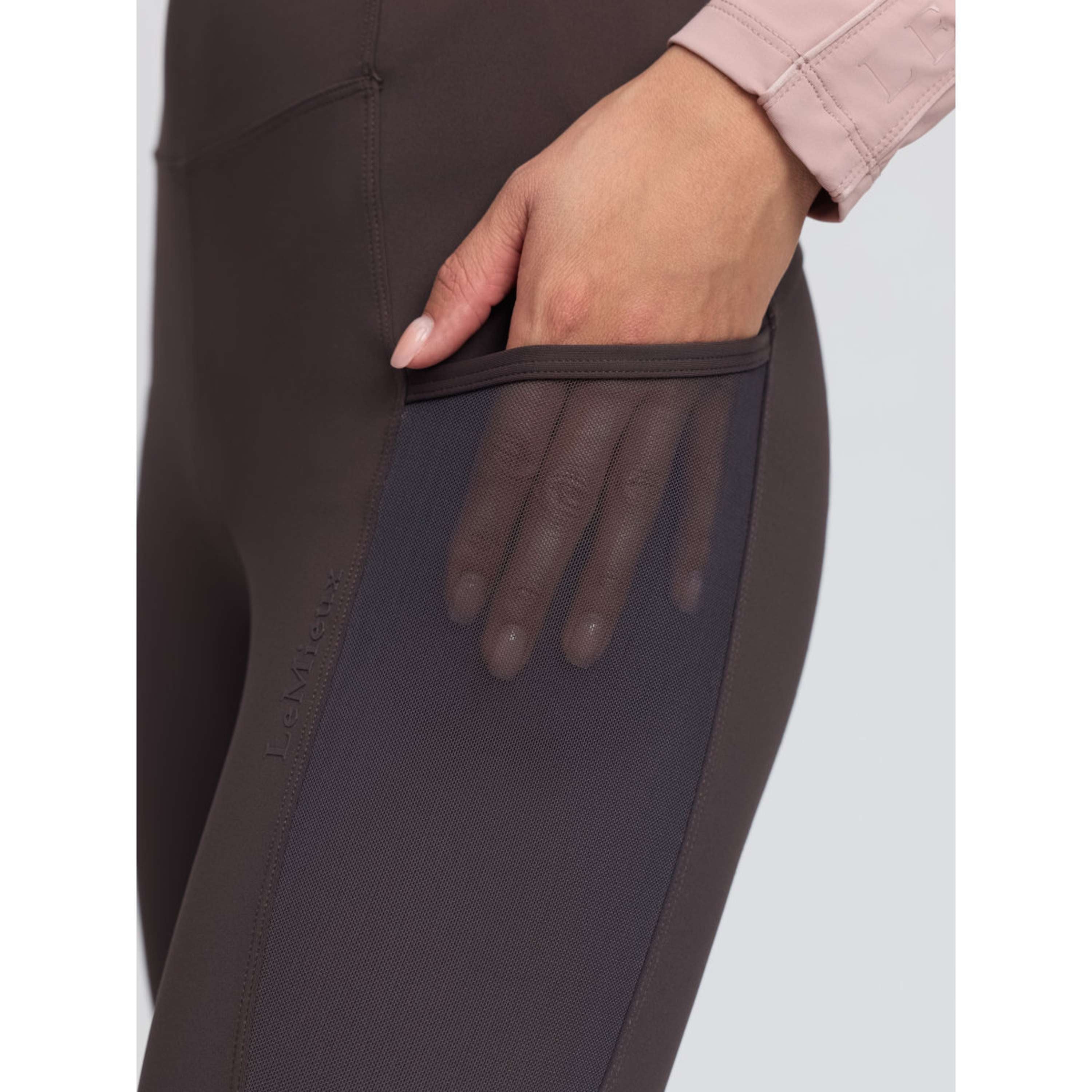 LeMieux Reitleggings Naomi Full Grip Cocoa