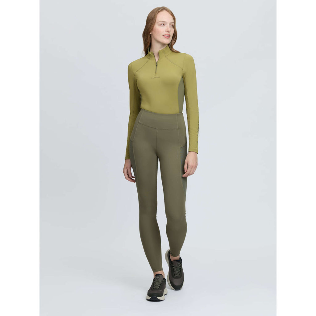 LeMieux Reitleggings Naomi Full Grip Willow Green