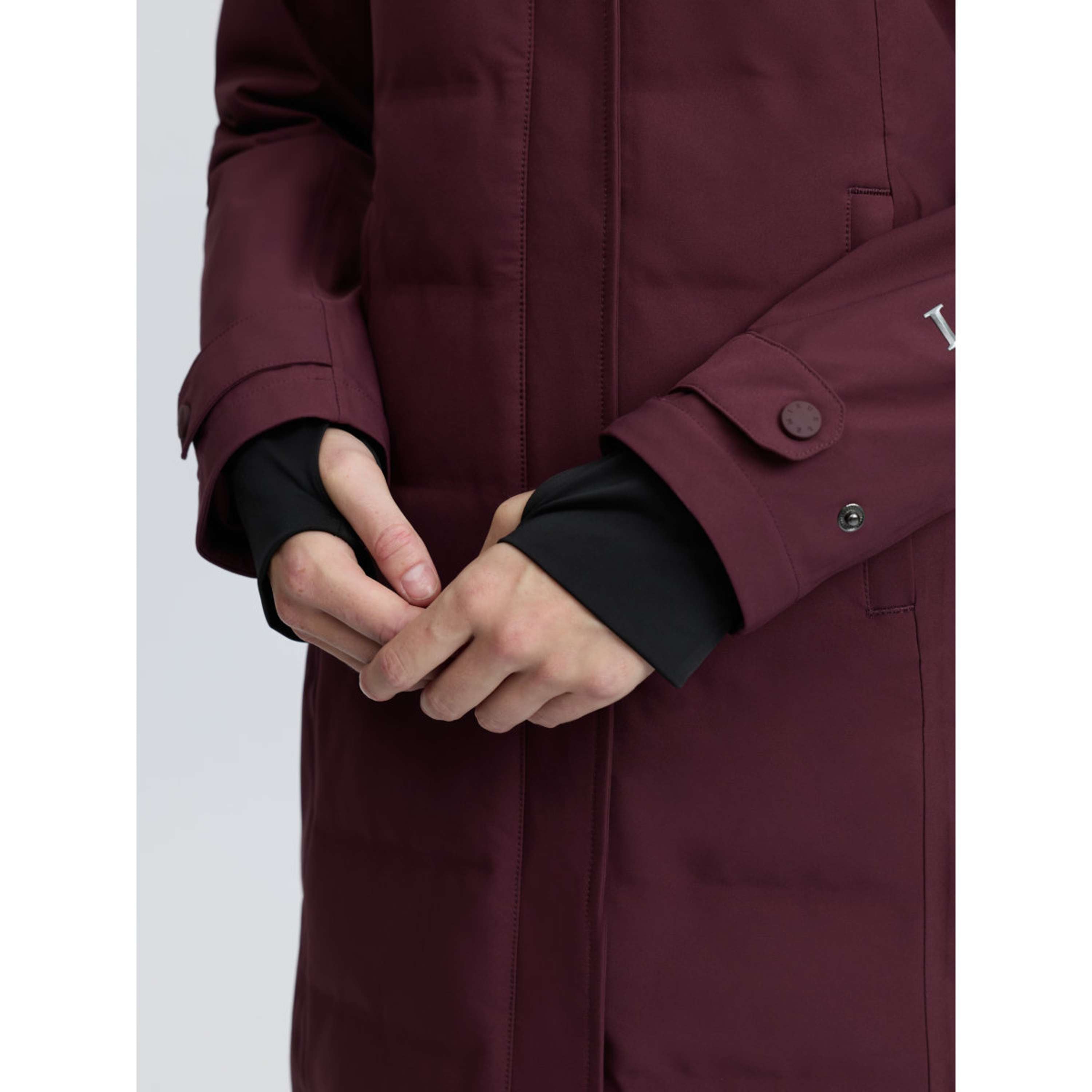 LeMieux Lange Jacke Erin Waterproof Padded Bramble