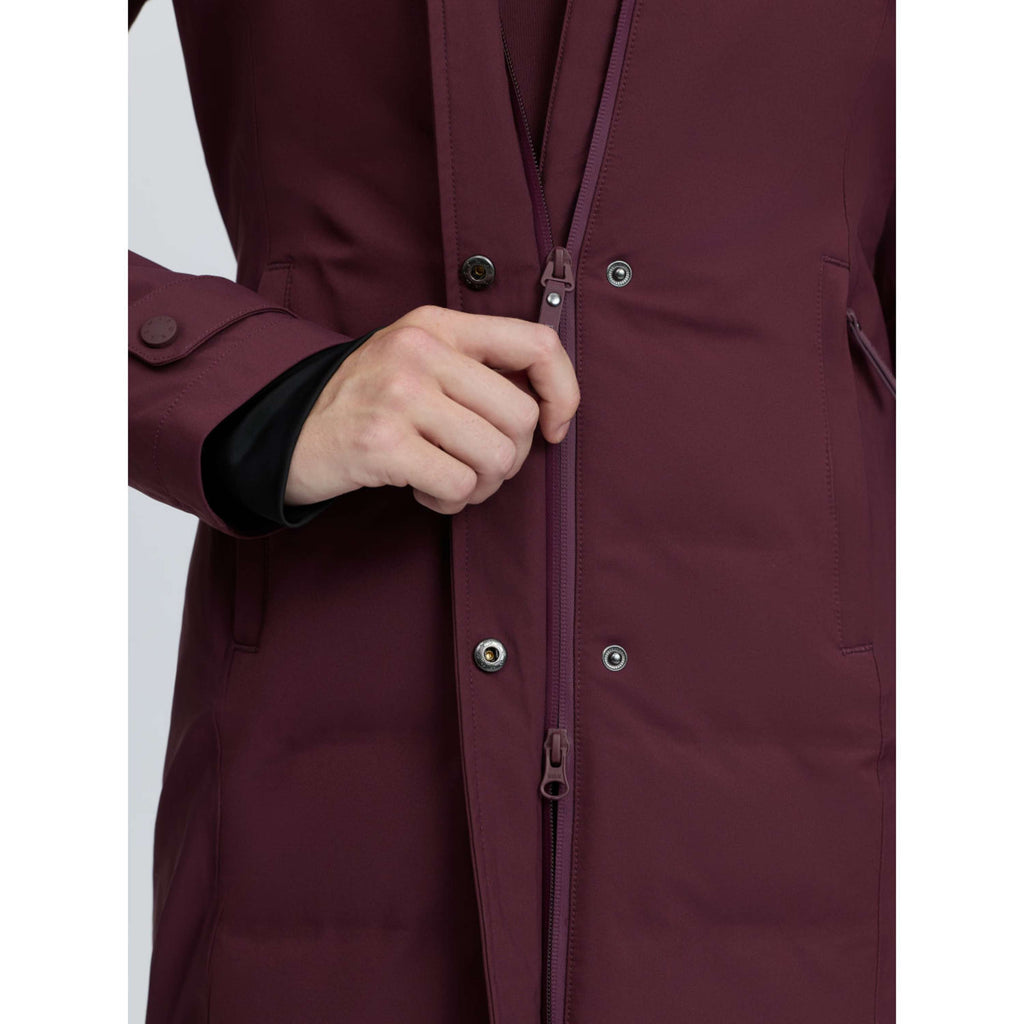 LeMieux Lange Jacke Erin Waterproof Padded Bramble
