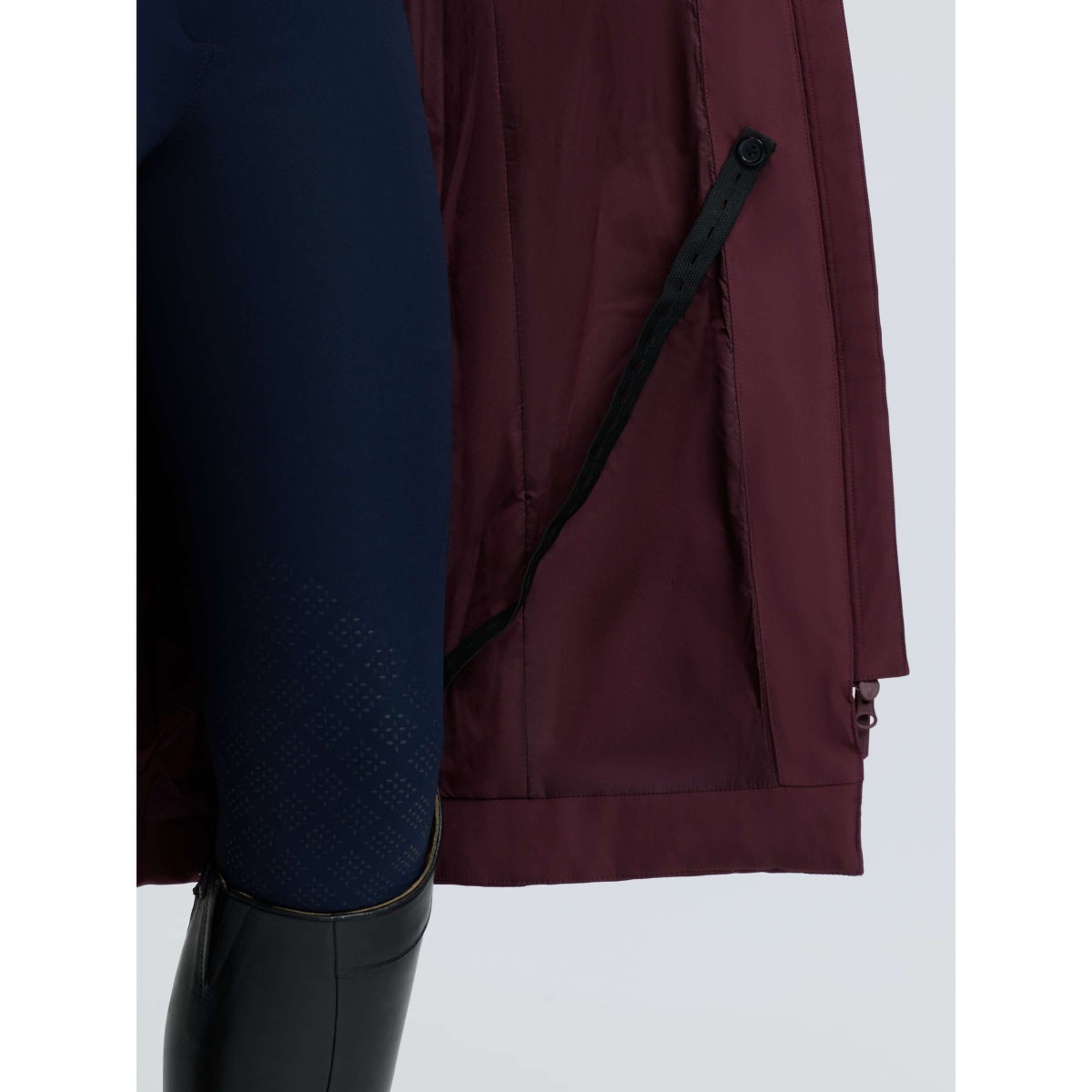 LeMieux Lange Jacke Erin Waterproof Padded Bramble