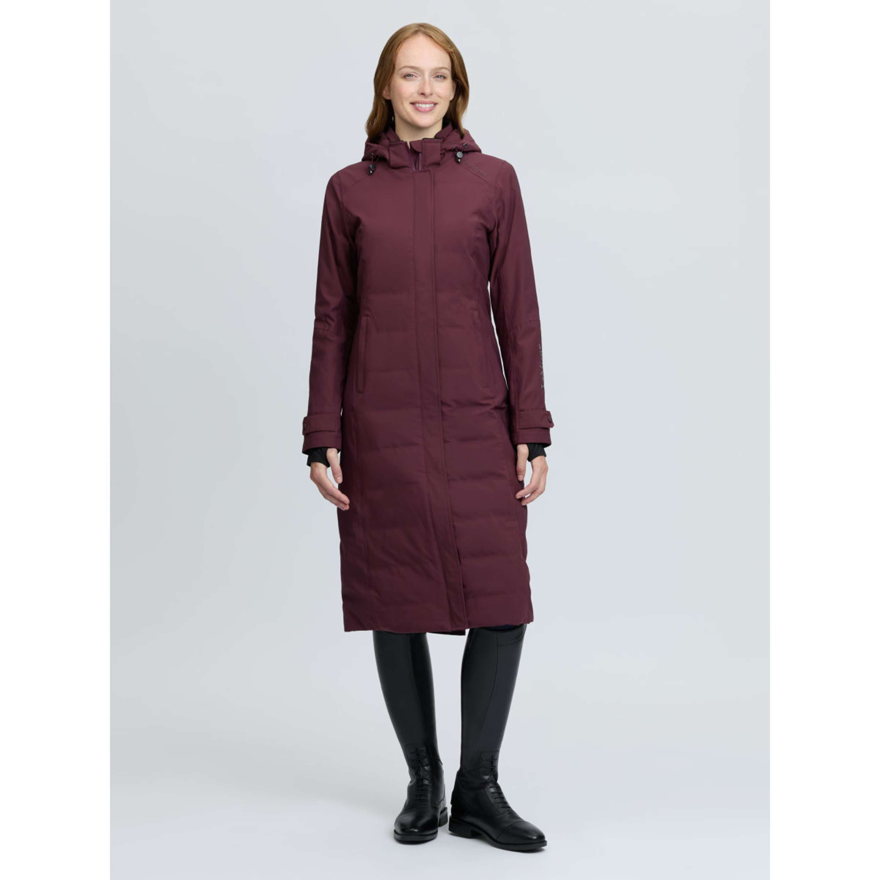 LeMieux Lange Jacke Erin Waterproof Padded Bramble