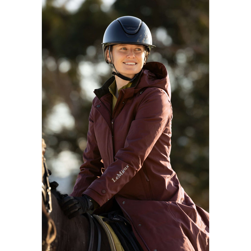 LeMieux Lange Jacke Erin Waterproof Padded Bramble