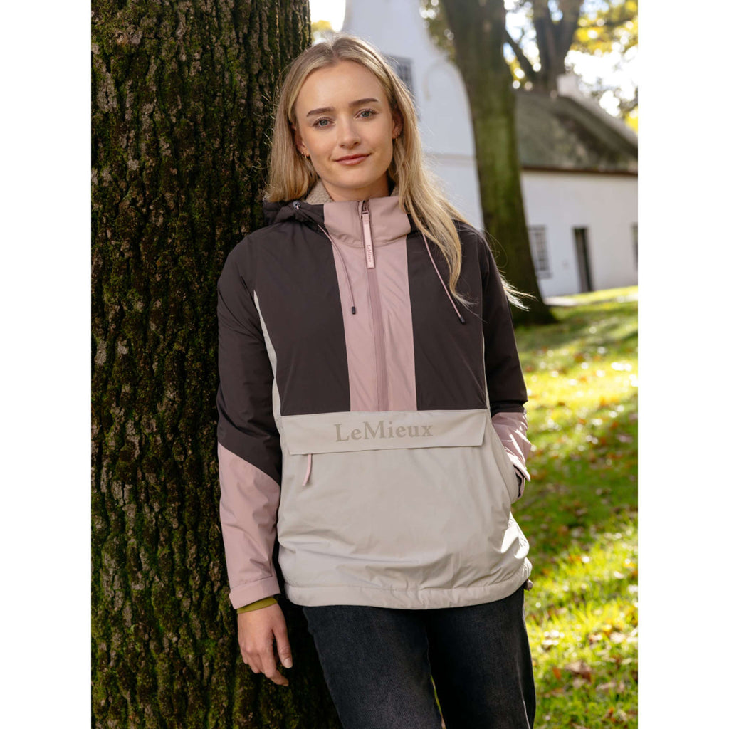 LeMieux Jacke Phoebe Half Zip Waterproof Anorak Wild Rose